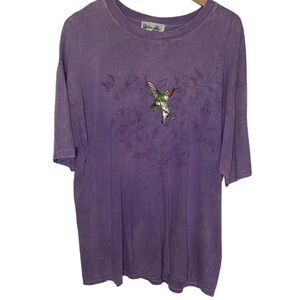 Vintage single stitch Dallas Alice Hummingbird Graphic T-shirt